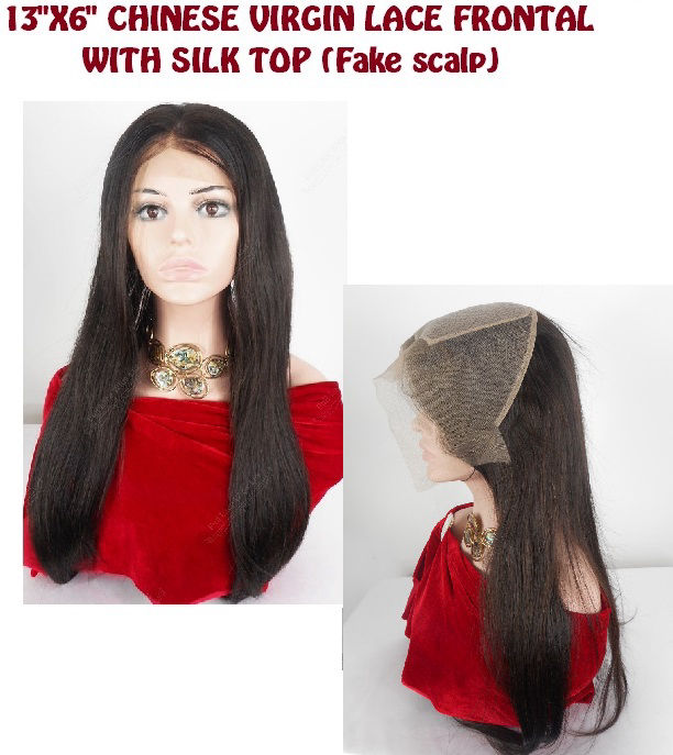 Chinese Virgin Lace frontal hair piece